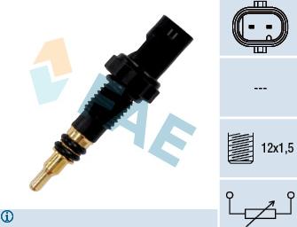 FAE 33890 - Devējs, Dzesēšanas šķidruma temperatūra www.autospares.lv