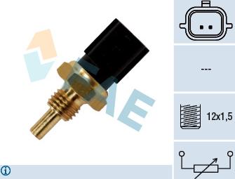 FAE 33840 - Devējs, Dzesēšanas šķidruma temperatūra www.autospares.lv