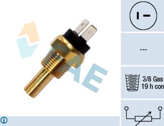 FAE 33800 - Devējs, Dzesēšanas šķidruma temperatūra www.autospares.lv