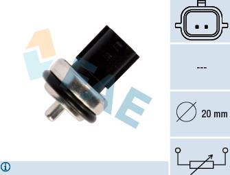 FAE 33811 - Sensor, coolant temperature www.autospares.lv