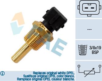 FAE 33350 - Devējs, Eļļas temperatūra www.autospares.lv