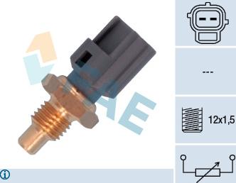 FAE 33315 - Devējs, Dzesēšanas šķidruma temperatūra www.autospares.lv