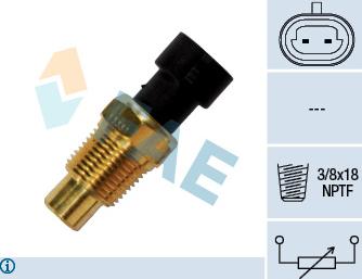 FAE 33331 - Датчик, температура охлаждающей жидкости www.autospares.lv