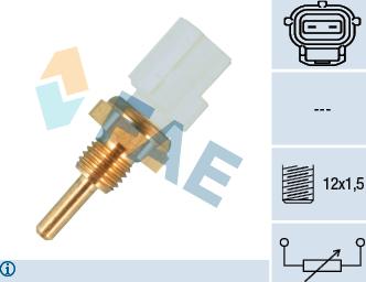 FAE 33255 - Devējs, Dzesēšanas šķidruma temperatūra autospares.lv