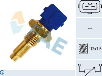 FAE 33200 - Датчик, температура охлаждающей жидкости www.autospares.lv