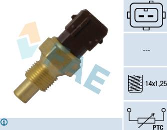 FAE 33792 - Devējs, Dzesēšanas šķidruma temperatūra www.autospares.lv