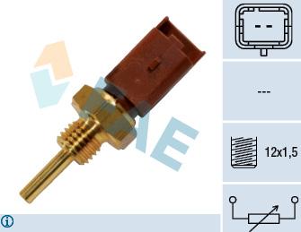 FAE 33704 - Devējs, Dzesēšanas šķidruma temperatūra www.autospares.lv