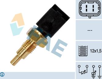 FAE 33723 - Devējs, Dzesēšanas šķidruma temperatūra www.autospares.lv