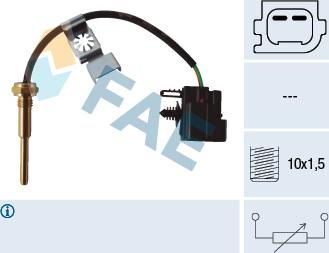 FAE 32427 - Devējs, Dzesēšanas šķidruma temperatūra www.autospares.lv