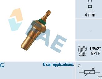 FAE 32470 - Devējs, Dzesēšanas šķidruma temperatūra www.autospares.lv