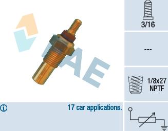 FAE 32020 - Devējs, Dzesēšanas šķidruma temperatūra www.autospares.lv