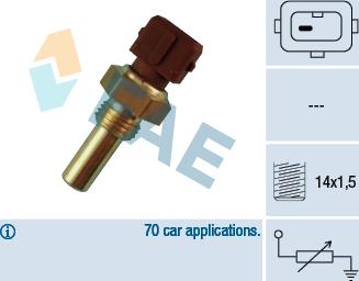 FAE 32270 - Devējs, Dzesēšanas šķidruma temperatūra autospares.lv