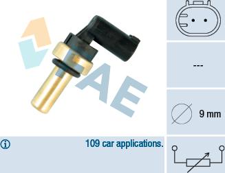 FAE 32705 - Sensor, coolant temperature www.autospares.lv