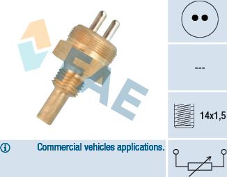 FAE 32720 - Devējs, Dzesēšanas šķidruma temperatūra www.autospares.lv