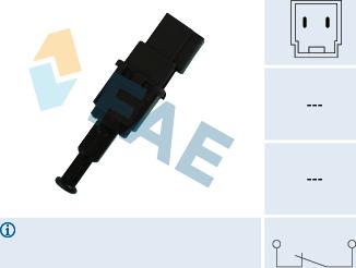 FAE 24490 - Bremžu signāla slēdzis www.autospares.lv