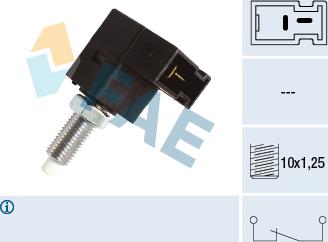 FAE 24544 - Switch, clutch control (cruise control) www.autospares.lv