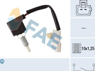 FAE 24547 - Slēdzis, Sajūga vadība (Tempomat) www.autospares.lv