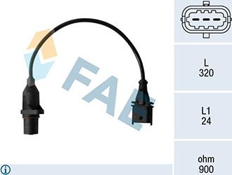 FAE 79484 - Impulsu devējs, Kloķvārpsta www.autospares.lv