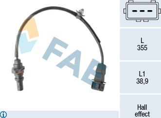 FAE 79501 - Impulsu devējs, Kloķvārpsta www.autospares.lv