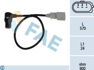 FAE 79056 - Impulsu devējs, Kloķvārpsta www.autospares.lv