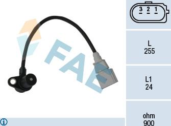 FAE 79050 - Impulsu devējs, Kloķvārpsta www.autospares.lv