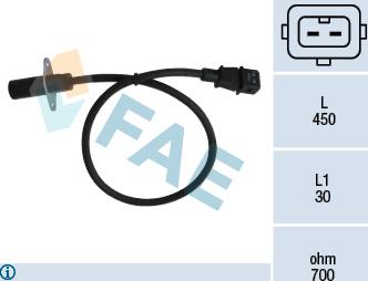 FAE 79001 - Impulsu devējs, Kloķvārpsta www.autospares.lv