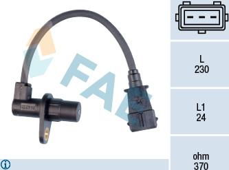 FAE 79154 - Impulsu devējs, Kloķvārpsta www.autospares.lv