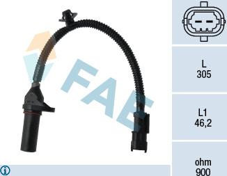 FAE 79334 - Impulsu devējs, Kloķvārpsta www.autospares.lv