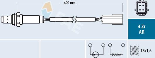 FAE 75640 - Lambda zonde autospares.lv