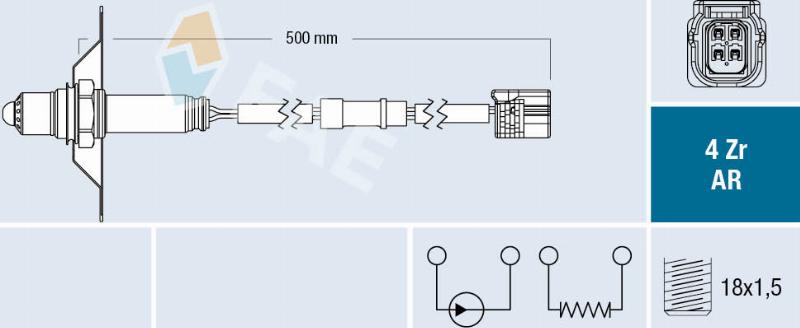 FAE 75610 - Lambda zonde www.autospares.lv