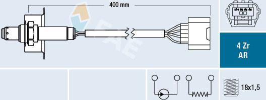 FAE 75635 - Lambda Sensor www.autospares.lv