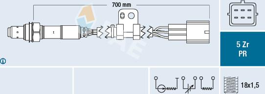 FAE 75090 - Lambda zonde www.autospares.lv