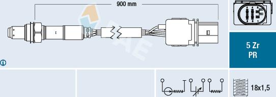 FAE 75092 - Lambda zonde www.autospares.lv