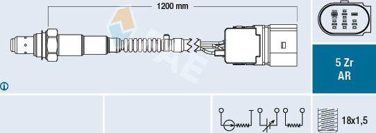 FAE 75097 - Lambda zonde www.autospares.lv