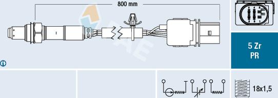 FAE 75044 - Lambda zonde www.autospares.lv