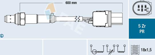 FAE 75064 - Lambda zonde www.autospares.lv