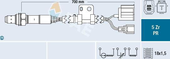 FAE 75088 - Lambda zonde www.autospares.lv