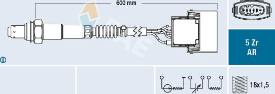 FAE 75145 - Lambda zonde www.autospares.lv