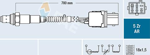 FAE 75151 - Lambda zonde autospares.lv