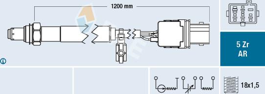 FAE 75105 - Lambda zonde autospares.lv