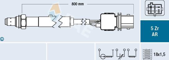 FAE 75103 - Lambda zonde www.autospares.lv