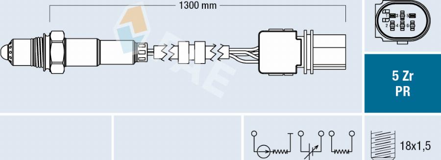 FAE 75124 - Lambda zonde www.autospares.lv