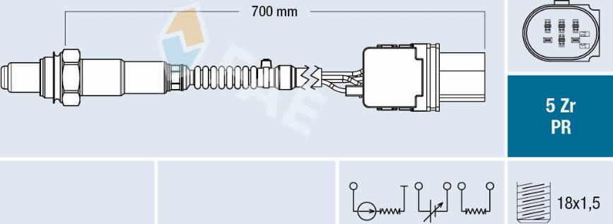 FAE 75127 - Lambda Sensor www.autospares.lv