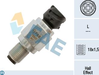 FAE 76801 - Devējs, Ātrums www.autospares.lv