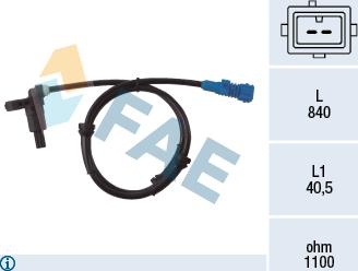 FAE 78022 - Devējs, Riteņu griešanās ātrums www.autospares.lv