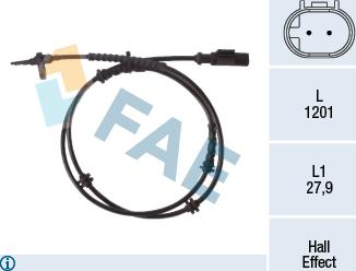 FAE 78322 - Devējs, Riteņu griešanās ātrums www.autospares.lv