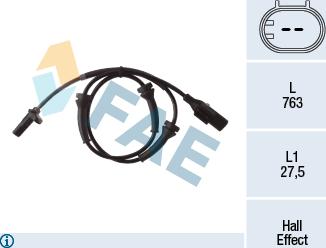 FAE 78299 - Sensor, wheel speed www.autospares.lv