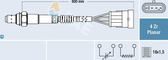 FAE 77495 - Lambda zonde www.autospares.lv