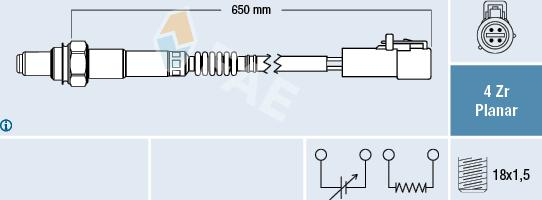 FAE 77446 - Lambda zonde www.autospares.lv