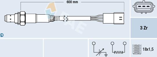 FAE 77467 - Lambda zonde www.autospares.lv